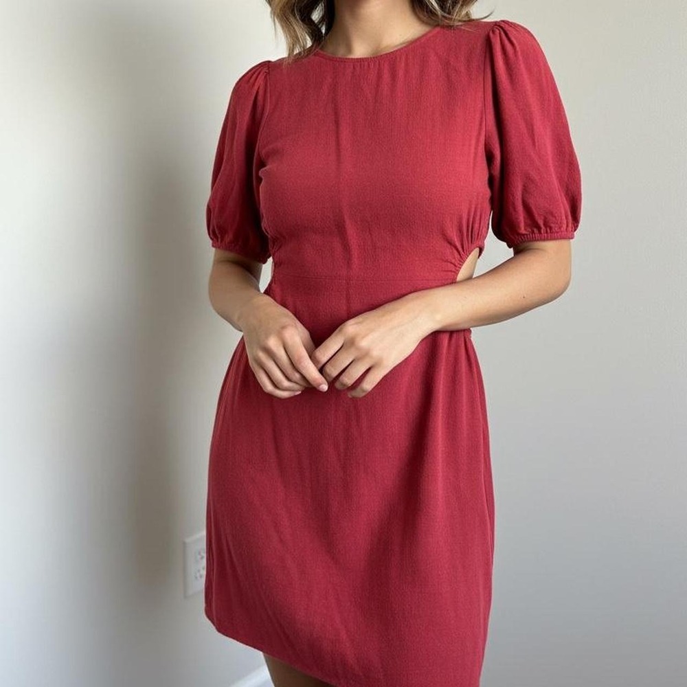 Lelis Red Cut Out Mini Dress – Size Medium